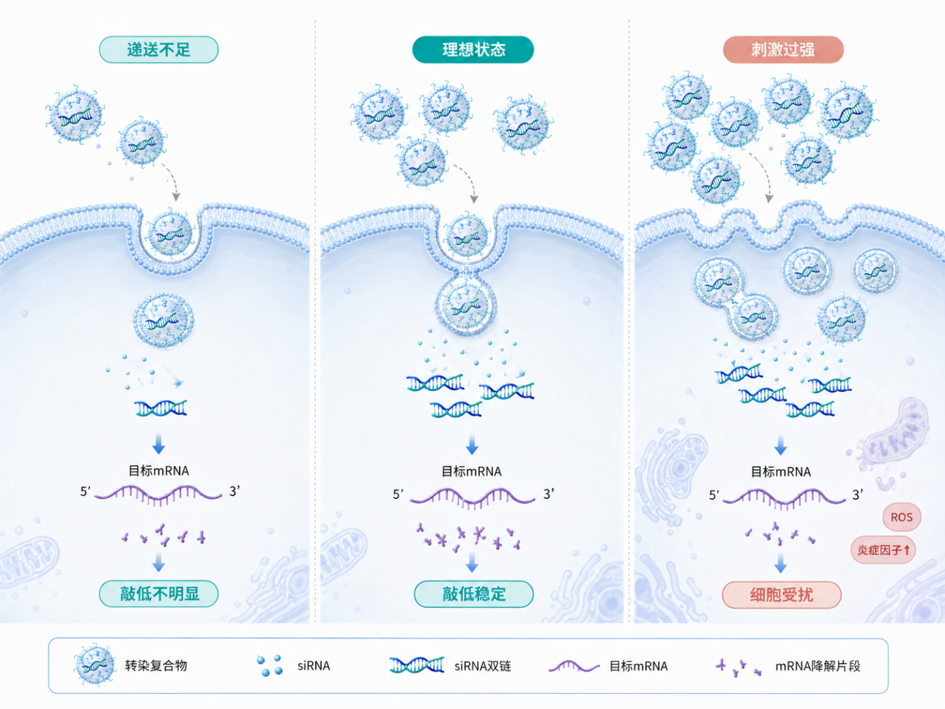 转染效率与细胞活性的平衡